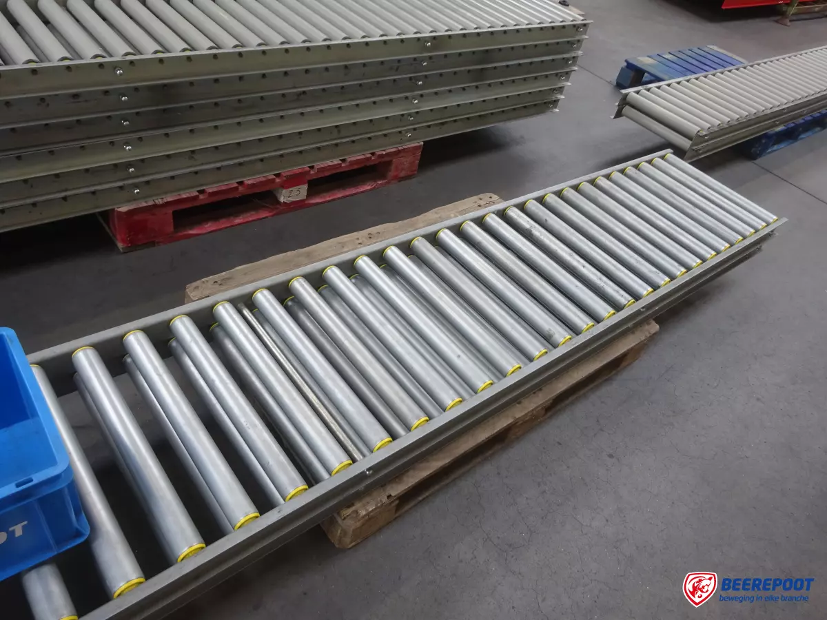 Rollenbaan, stalen rollen